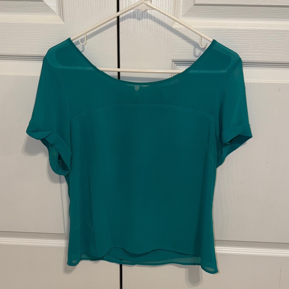Forever 21 Teal Blouse
